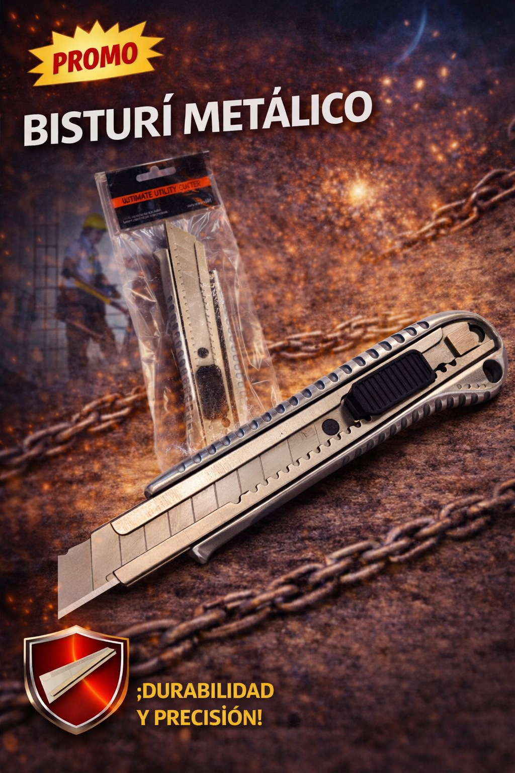 Bisturí Metálico de Alta Precisión