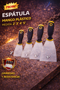 Espátula Mango Plástico (Diferentes medidas)